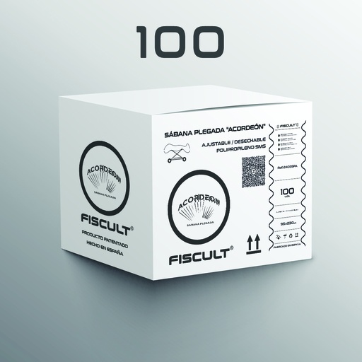 Sábana plegada "Acordeón" / 100 uds