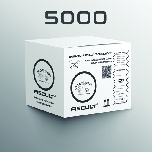 Sábana plegada "Acordeón" / 5000 uds